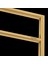 1200X500MM Trendy Parlak Bras Gold Altın Paslanmaz Çelik Havlupan 4