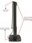 2500 Watt Elektrikli Isıtıcı IP20 Kızılötesi Isıtıcı Uzaktan Kumanda ile 4 Isı Ayarı 4