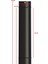 Mat Si̇yah Emaye Soba Borusu / Boy: 70-60-55 / cm Çap: 13 cm 2