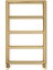 800X500MM Trendy Parlak Bras Gold Altın Paslanmaz Çelik Havlupan 2