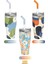 590ML Desenli Pipetli/pipetsiz Çift Kullanım Tumbler Kahve Bardağı/mug Paslanmaz Çelik Termos Flower 6