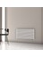 Tallis Xl Yatay Alüminyum Radyatör Modern Tasarım Beyaz 59X120 cm 1