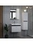 New Bahar 60 cm Lavabolu Banyo Dolabı Seti,boy Dolabı Hediyeli 1