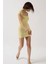 Pencere Detay Mini Dekolte Elbise 3