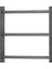 1200X450MM Spin Fırça Mat Inox Parlak Black Chrome Havlupan 5