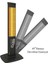 Nobility 2500 Watt Kule Tip Elektrikli Infrared Dik Isıtıcı Karbon Soba (Siyah) 3