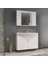 Duru 80 cm Beyaz Banyo Dolabı Alt Modül ve Lavabo 2