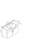 Duru 80 cm Beyaz Banyo Dolabı Alt Modül ve Lavabo 3