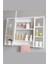 Azzuri̇ Furniture Aynalı Havlu Askılıklı 8 Bölmeli 1 Kapak Asma Banyo Dolabı 70X70CM AZR-0121 2