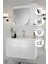 Banyo Defne 02 65CM Banyo Dolabı Aynalı Dolaplı Üst Dolap Lavabo 1