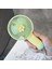 Sarı Çiçekli Mini USB Fan, Taşınabilir ve Şarjlı Telefon Askısı 1
