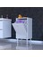 Söke Banyo Için Sihirli Kutu 35X75X32,5 Cm’ Lik 1 Göz Sepet Hazneli Mini Banyo Dolabı 2