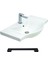 Eko 80 cm Mdf Banyo Dolabı Seti Antrasit Beyaz 3