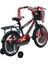 Vision Milano 16" Jant Vitessiz V-Fren Çocuk Bisikleti Siyah - Kırmızı 2