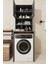 Çamaşır Makinesi Dolabı Hayzum 180*066*55 Banyo Kiler Dolabı Antrasit 2
