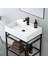 Capetown 60 cm Beyaz Banyo Dolabı Takımı 2