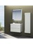 Varna 80 cm Mat Kaşmir Banyo Dolabı Alt Modül ve Lavabo 2