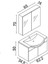 Kahire 65 cm Mdf Banyo Dolabı Seti Beyaz 5