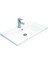 Napoli 80 cm Mdf Banyo Dolabı Seti Antrasit Beyaz 4