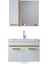 Yeni Gold Beyaz 80 cm Banyo Dolabı Takımı 4