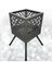 Bahçe Şöminesi Ateş Çukuru 60 Litre Büyük Boy Şömine Bahçe Sobası Balkon Isıtma Fire Pit 3