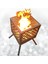 Bahçe Şöminesi Ateş Çukuru 60 Litre Büyük Boy Şömine Bahçe Sobası Balkon Isıtma Fire Pit 5
