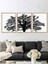 3 Parça Ağaç Tablo Set 21X30 cm Natural 1