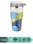 590ML Desenli Pipetli/pipetsiz Çift Kullanım Tumbler Kahve Bardağı/mug Paslanmaz Çelik Termos Jungle 2