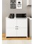 AE-3060 Forum Beyaz 4 Kapakli, 4 Rafli, Çok Amaçli Dolap,ayakkabilik, Kahve Köşesi̇, Balkon, Banyo, 1