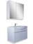 Kahire 80 cm Mdf Banyo Dolabı Seti Beyaz 1