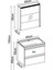 Woodline Banyo Dolap Takımı Woodline 5565 V31 65CM Beyaz 2