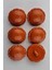 Plastik Bombeli Yuvarlak Turuncu Kaban Çeket Hırka Yelek Düğmesi 6 Adet 1