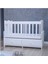 Elegant Mdfli Çıtalı 60X120 Beşik+Yatak - Beyaz 1