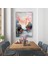 Tablolife Pembe Gökyüzü - Yağlı Boya Dokulu Tablo 90X120 Çerçevesiz 90X120 cm 1