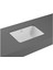 S20 Tezgahaltı Lavabo 7475B003-0618 Dikdörtgen - 55X37 cm - Armatür Deliksiz - Su Taşma Delikli - Beyaz 3