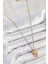 Zirkon Taşlı Sallantılı Yıldız Model Gold Renk Kadın Kolye - EBJ250711W36528 2