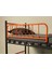 Meti̇s Genç Çocuk Yatak Odası Metal Ranza ve Karyola - Siyah - 90 x 200 cm 4