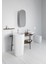 Plural Çanak Lavabo 7812B403-0016 Üçgen - Kompakt - 45X40 cm - Armatür Deliksiz - Su Taşma Deliksiz - Clean - Beyaz 4
