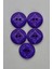 Küçük Boy Akrilik Simli Yuvarlak Mor Çeket Hırka Yelek Düğmesi 5 Adet 1