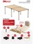Sarar Ahşap Pergola Seti Iki Bölümlü 90X90 mm Ahşaplar ve Tente Dahil 1