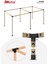 Sarar Ahşap Pergola Seti Iki Bölümlü 90X90 mm Ahşaplar ve Tente Dahil 2