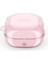 Samsung Galaxy Buds 2 Için Kılıf Askı Aparatlı Transparan Silikon Pembe [buds 2 ile Uyumlu Kılıf - Pembe] 1
