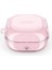 Samsung Galaxy Buds 2 Için Kılıf Askı Aparatlı Transparan Silikon Pembe [buds 2 ile Uyumlu Kılıf - Pembe] 2