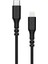 Type-C To Lightning ile Uyumlu iPhone ile Uyumlu Hızlı Şarj ve Data Kablosu 100 cm Hasır Örgülü (Siyah) 1