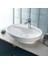 Turkuaz Cerastyle Lal C Serisi Tezgah Üstü Lavabo 60*45,5 cm 2