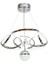 Şans Modern Avize LED 49W 49X45CM Alüminyum Profil Krom -AV-6117-4K-1TK 2