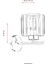Aralık Aplik E27 12W 20X27CM Metal Krom -AP-65244-1K 3