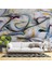 3 Boyutlu Renkli Köpük Desenli Duvar Kağıdı - DKM724017 525X200 cm 1