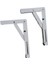Şen Metal Mandallı Katlanabilir Masa Konsolu Beyaz 40CM (1çift) 2
