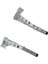 Şen Metal Mandallı Katlanabilir Masa Konsolu Beyaz 40CM (1çift) 3